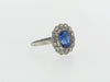 PLATINUM SAPPHIRE AND DIAMOND RING | 18 Karat Appraisers | Beverly Hills, CA | Fine Jewelry