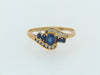14K-YG SAPPHIRE AND DIAMOND RING | 18 Karat Appraisers | Beverly Hills, CA | Fine Jewelry