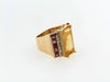 14K Yellow Gold Citrine, Ruby, and Diamond Ring | 18 Karat Appraisers | Beverly Hills, CA | Fine Jewelry
