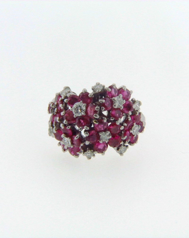 Platinum Ruby and Diamond Ring | 18 Karat Appraisers | Beverly Hills, CA | Fine Jewelry