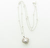 14K WHITE GOLD, DIAMOND HEART PENDANT | 18 Karat Appraisers | Beverly Hills, CA | Fine Jewelry