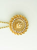 14K Yellow Gold, Circular Pearl Pendant | 18 Karat Appraisers | Beverly Hills, CA | Fine Jewelry