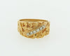 14K-YG NUGGET DIAMOND RING | 18 Karat Appraisers | Beverly Hills, CA | Fine Jewelry