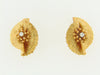 18K YELLOW GOLD DIAMOND EARCLIPS | 18 Karat Appraisers | Beverly Hills, CA | Fine Jewelry