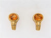 18K Yellow Gold Citrine Drop Earrings