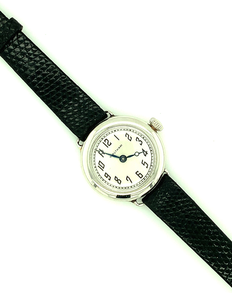 LADIES PLATINUM VINTAGE WRISTWATCH