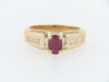 14K-YG RUBY AND DIAMOND RING | 18 Karat Appraisers | Beverly Hills, CA | Fine Jewelry