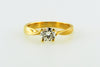 18K Yellow Gold, Diamond Solitaire Ring | 18 Karat Appraisers | Beverly Hills, CA | Fine Jewelry