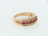 14K YELLOW GOLD RUBY AND DIAMOND BAND | 18 Karat Appraisers | Beverly Hills, CA | Fine Jewelry