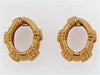 18K-YG HUGGIE EARRINGS BY "DAVID WEBB"