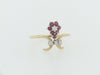 14K YELLOW GOLD DIAMOND AND RUBY RING | 18 Karat Appraisers | Beverly Hills, CA | Fine Jewelry