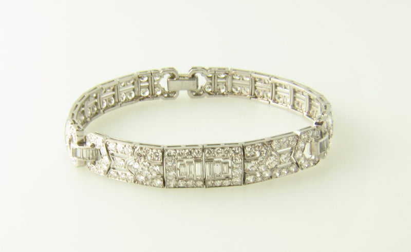 Art Deco, Platinum Diamond Bracelet