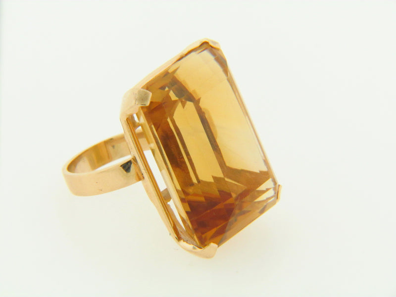 14K YELLOW GOLD CITRINE RING | 18 Karat Appraisers | Beverly Hills, CA | Fine Jewelry