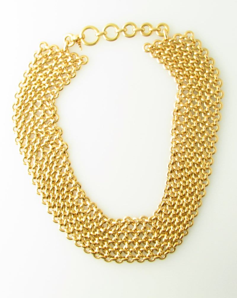 18K Yellow Gold, Mesh Link Necklace by Cartier | 18 Karat Appraisers | Beverly Hills, CA | Fine Jewelry