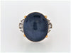 PLATINUM + 18K-YG STAR SAPPHIRE AND DIAMOND RING | 18 Karat Appraisers | Beverly Hills, CA | Fine Jewelry