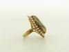 14K Yellow Gold Aquamarine and Pearl Ring | 18 Karat Appraisers | Beverly Hills, CA | Fine Jewelry