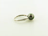 14K White Gold Black Tahitian Pearl Ring | 18 Karat Appraisers | Beverly Hills, CA | Fine Jewelry