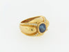 18K YELLOW GOLD SAPPHIRE AND DIAMOND RING | 18 Karat Appraisers | Beverly Hills, CA | Fine Jewelry