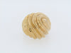 18K-YG HAMMERED GOLD RING BY "HENRY DUNAY"
