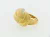 18K YELLOW GOLD DIAMOND KNOT RING | 18 Karat Appraisers | Beverly Hills, CA | Fine Jewelry