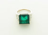 Platinum, Emerald and Diamond Ring | 18 Karat Appraisers | Beverly Hills, CA | Fine Jewelry