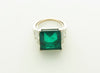 Platinum, Emerald and Diamond Ring | 18 Karat Appraisers | Beverly Hills, CA | Fine Jewelry