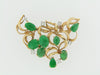 18K YELLOW GOLD JADE AND DIAMOND PENDANT / BROOCH | 18 Karat Appraisers | Beverly Hills, CA | Fine Jewelry