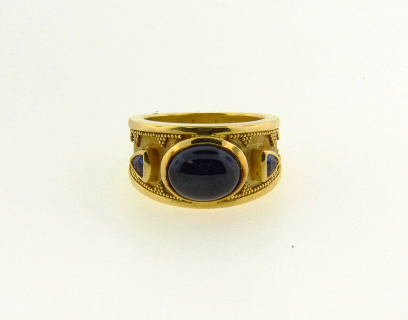 18K Yellow Gold, Sapphire Ring | 18 Karat Appraisers | Beverly Hills, CA | Fine Jewelry