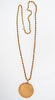 18K-YG COIN PENDANT
