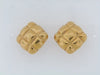 18K-YG DIAMOND SHAPE EARRINGS