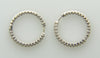 18K White Gold, Diamond Hoop Earrings by "Roberto Coin" | 18 Karat Appraisers | Beverly Hills, CA | Fine Jewelry