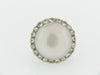 14K WHITE GOLD MABE PEARL AND DIAMOND RING | 18 Karat Appraisers | Beverly Hills, CA | Fine Jewelry