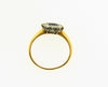 Edwardian 18K Yellow and White Gold, Sapphire and Diamond Ring