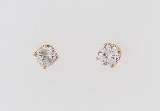 14K-YG DIAMOND STUD EARRINGS | 18 Karat Appraisers | Beverly Hills, CA | Fine Jewelry