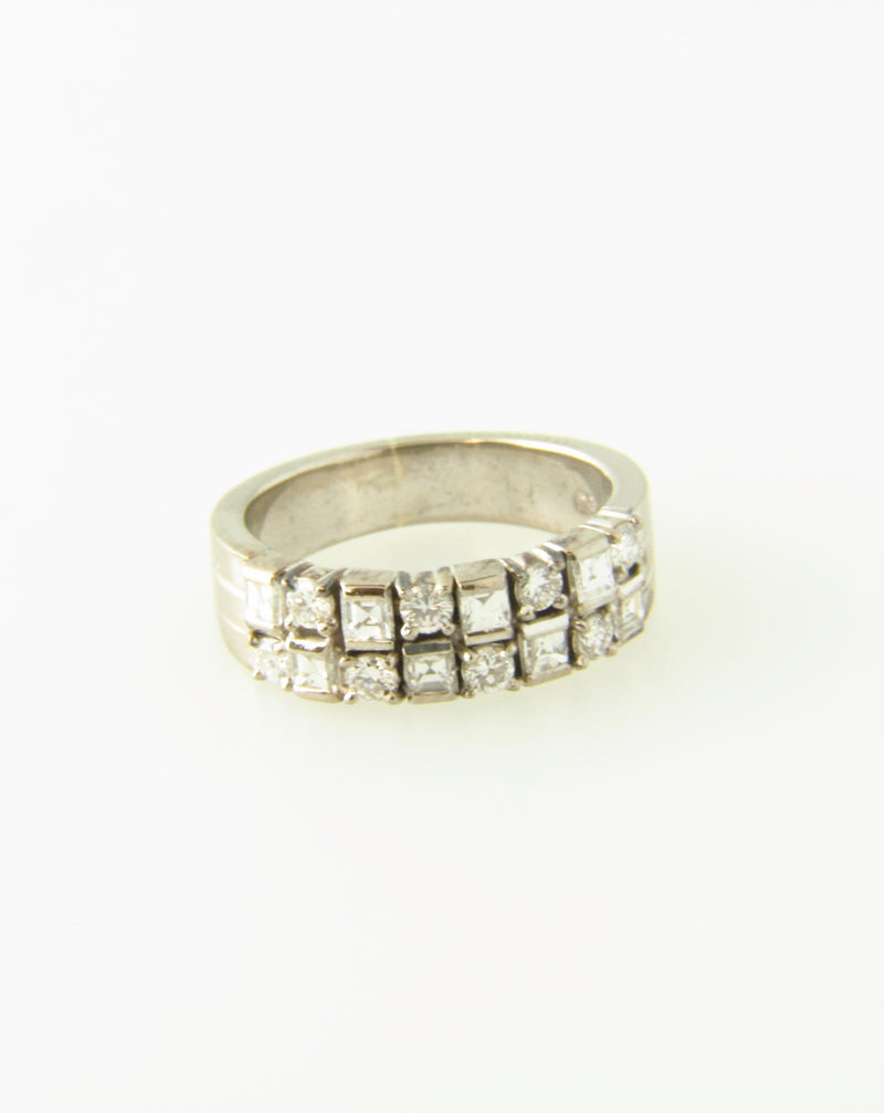18K White Gold, Diamond Band | 18 Karat Appraisers | Beverly Hills, CA | Fine Jewelry