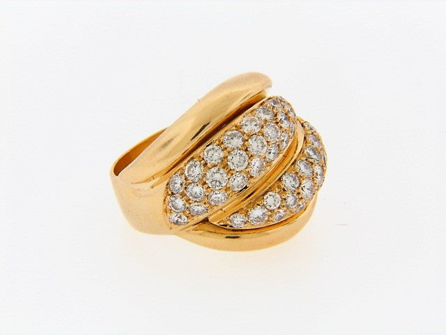 18K-YG DIAMOND RING