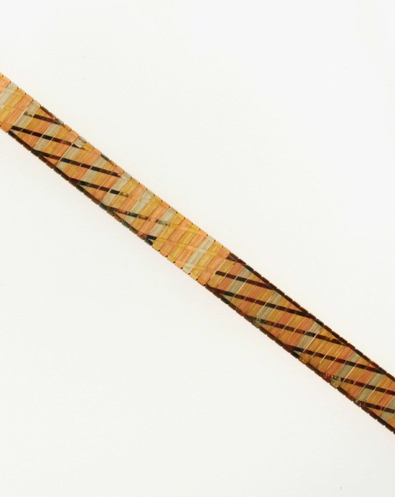 14K Tri-Color Gold Bracelet | 18 Karat Appraisers | Beverly Hills, CA | Fine Jewelry