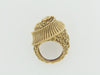 18K YELLOW GOLD SHELL DESIGN RING | 18 Karat Appraisers | Beverly Hills, CA | Fine Jewelry