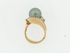 14K Yellow Gold Black South Sea Ring | 18 Karat Appraisers | Beverly Hills, CA | Fine Jewelry