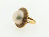 14K Yellow Gold Mabe Pearl and Diamond Ring | 18 Karat Appraisers | Beverly Hills, CA | Fine Jewelry