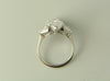 Art Deco, Platinum Diamond Solitaire Ring