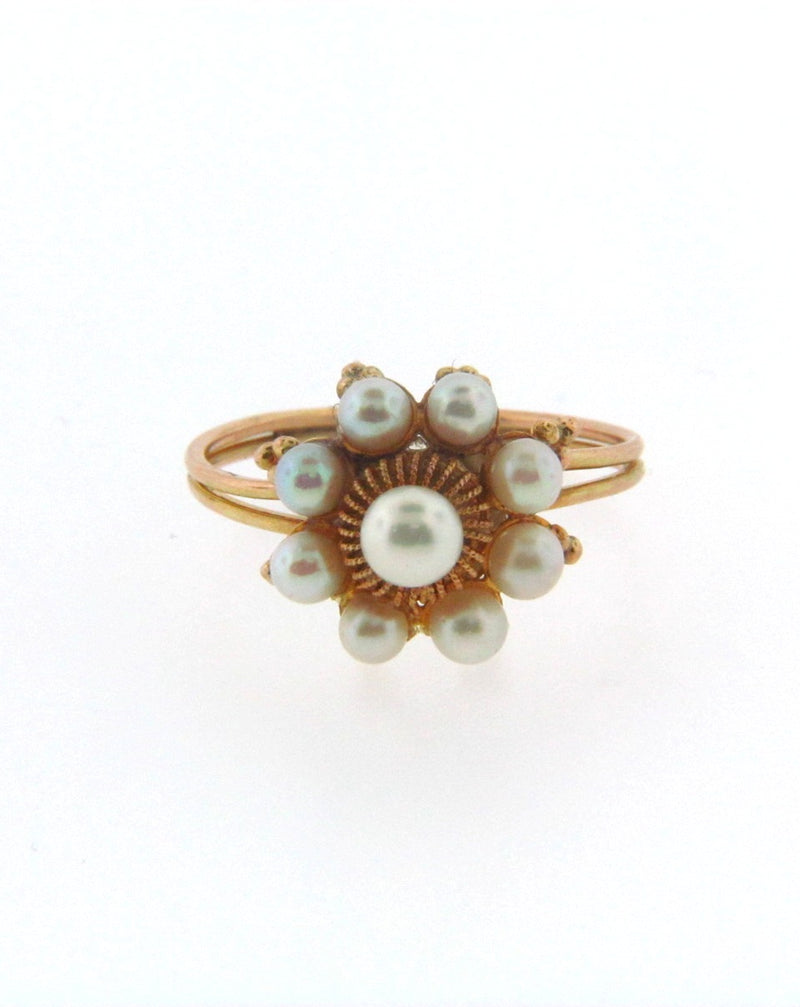 14K Yellow Gold Pearl Ring | 18 Karat Appraisers | Beverly Hills, CA | Fine Jewelry