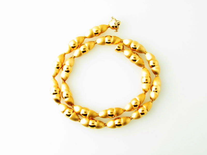 18K-YG FANCY LINK NECKLACE