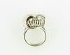 18K White Gold, Diamond Bombe Ring | 18 Karat Appraisers | Beverly Hills, CA | Fine Jewelry