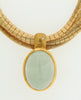 18K YELLOW GOLD AQUA PENDANT / NECKLACE | 18 Karat Appraisers | Beverly Hills, CA | Fine Jewelry