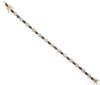 18K Yellow Gold Diamond and Sapphire Bracelet | 18 Karat Appraisers | Beverly Hills, CA | Fine Jewelry