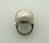 18K White Gold, Diamond Bombe Ring | 18 Karat Appraisers | Beverly Hills, CA | Fine Jewelry