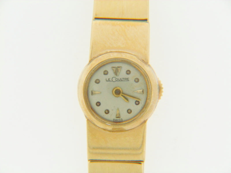 14K YELLOW GOLD "LE COULTRE" WATCH | 18 Karat Appraisers | Beverly Hills, CA | Fine Jewelry