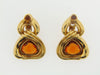 18K YELLOW GOLD CITRINE DANGLING EARRINGS | 18 Karat Appraisers | Beverly Hills, CA | Fine Jewelry