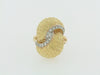 18K YELLOW GOLD DIAMOND SCALLOP RING | 18 Karat Appraisers | Beverly Hills, CA | Fine Jewelry